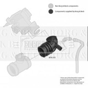 BTH1701 Sací hadice, vzduchový filtr BORG & BECK