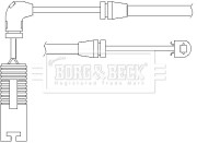 BWL3012 BORG & BECK výstrażný kontakt opotrebenia brzdového oblożenia BWL3012 BORG & BECK