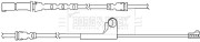 BWL3065 BORG & BECK výstrażný kontakt opotrebenia brzdového oblożenia BWL3065 BORG & BECK