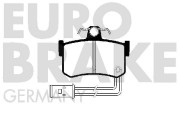 5502224003 EUROBRAKE sada brzdových platničiek kotúčovej brzdy 5502224003 EUROBRAKE