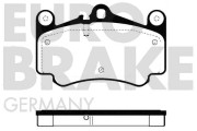 5502225609 Sada brzdových destiček, kotoučová brzda EUROBRAKE