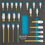 163-119/23 Sada nástrčných klíčů Schraubendreher-Steckschlüsseleinsatz Satz HAZET