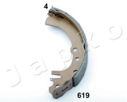 55619 JAPKO sada brzdových čeľustí 55619 JAPKO