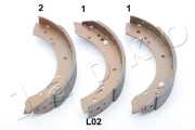 55L02 Sada brzdových čelistí JAPKO
