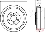 560906C Brzdový buben JAPKO