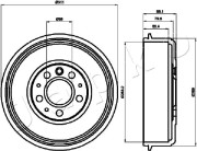 560914 Brzdový buben JAPKO