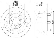 600256 JAPKO brzdový kotúč 600256 JAPKO