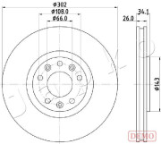 600635C JAPKO brzdový kotúč 600635C JAPKO