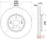 600712C JAPKO brzdový kotúč 600712C JAPKO