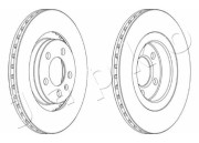 600905 Brzdový kotouč JAPKO