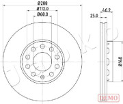 600910C JAPKO brzdový kotúč 600910C JAPKO