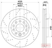 600913C JAPKO brzdový kotúč 600913C JAPKO