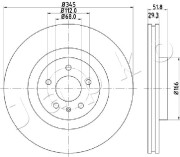600918 JAPKO brzdový kotúč 600918 JAPKO