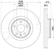 600920 JAPKO brzdový kotúč 600920 JAPKO