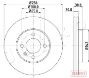 600935C Brzdový kotouč JAPKO