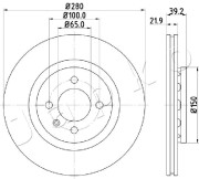 600940 JAPKO brzdový kotúč 600940 JAPKO