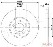 600950C JAPKO brzdový kotúč 600950C JAPKO