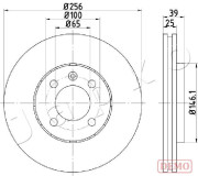 600951C JAPKO brzdový kotúč 600951C JAPKO