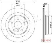 610106C JAPKO brzdový kotúč 610106C JAPKO
