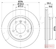 610109C JAPKO brzdový kotúč 610109C JAPKO