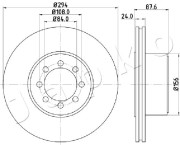 610228 Brzdový kotouč JAPKO