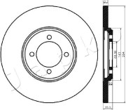 610318 Brzdový kotouč JAPKO