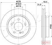 610506C JAPKO brzdový kotúč 610506C JAPKO
