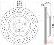 610520C Brzdový kotouč JAPKO