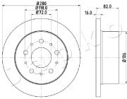 610609 Brzdový kotouč JAPKO