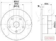 610906C JAPKO brzdový kotúč 610906C JAPKO