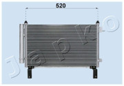 CND313015 Kondenzátor, klimatizace JAPKO