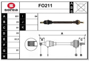 FO211 SERA nezařazený díl FO211 SERA