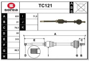 TC121 SERA nezařazený díl TC121 SERA