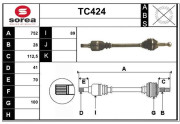 TC424 SERA nezařazený díl TC424 SERA