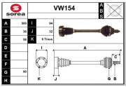 VW154 SERA nezařazený díl VW154 SERA