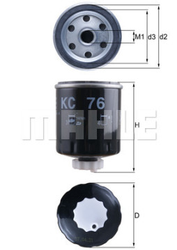 WG1214849 Palivový filtr WILMINK GROUP