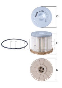 WG1724283 Palivový filtr WILMINK GROUP