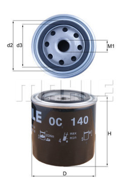 WG1217038 Olejový filtr WILMINK GROUP