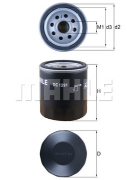 WG1724339 Olejový filtr WILMINK GROUP