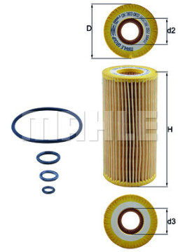 WG1217390 Olejový filtr WILMINK GROUP