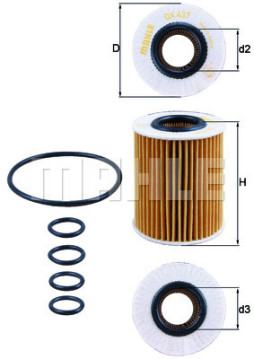 WG1217430 Olejový filtr WILMINK GROUP