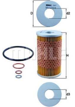 WG1217436 Olejový filtr WILMINK GROUP