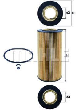 WG1217266 Olejový filtr WILMINK GROUP