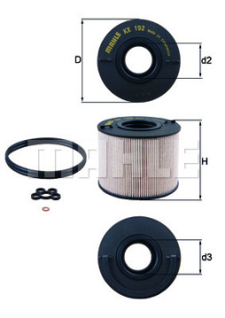 WG1215155 Palivový filtr WILMINK GROUP