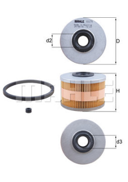 WG1215231 Palivový filtr WILMINK GROUP