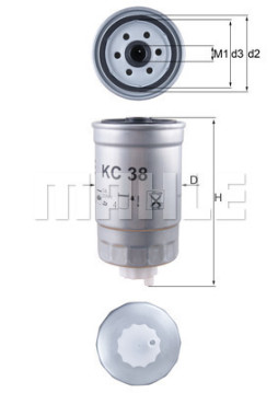 WG1214824 Palivový filtr WILMINK GROUP