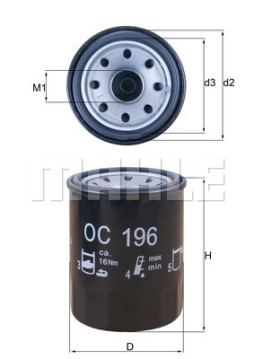 WG1217047 Olejový filtr WILMINK GROUP