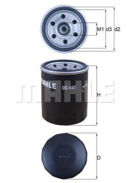 WG1217172 Olejový filtr WILMINK GROUP