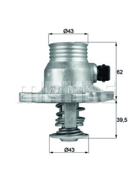 WG1262819 Termostat, chladivo WILMINK GROUP