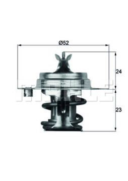 WG1217986 Termostat, chladivo WILMINK GROUP